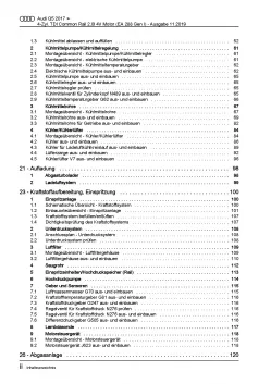 Audi Q5 Typ FY ab 2016 4-Zyl. 2,0l Dieselmotor 4V TDI Reparaturanleitug PDF