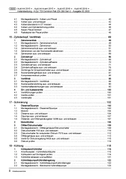 Audi Q5 FY ab 2016 Instandsetzung 4-Zyl. Dieselmotor TDI Reparaturanleitung PDF