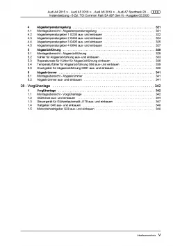 Audi Q5 FY ab 2016 Instandsetzung 3,0l TDI Dieselmotor Reparaturanleitung PDF