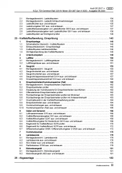 Audi Q5 Typ FY ab 2016 6-Zylinder 3,0l Dieselmotor TDI Reparaturanleitug PDF