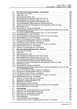 Audi Q7 Typ 4L 2005-2015 Radio Navigation Kommunikation Reparaturanleitung