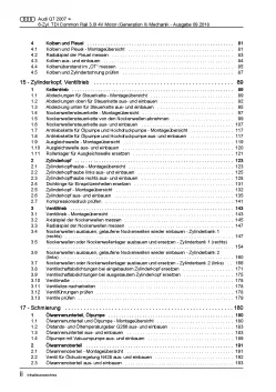 Audi Q7 4L (05-15) 6-Zyl. Dieselmotor 204-245 PS Mechanik Reparaturanleitung PDF