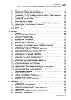 Audi Q7 4L (05-15) 6-Zyl. Dieselmotor 204-245 PS Mechanik Reparaturanleitung PDF