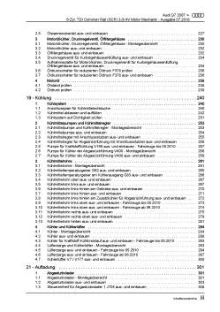 Audi Q7 4L (05-15) 6-Zyl. Dieselmotor Mechanik 224-239 PS Reparaturanleitung PDF