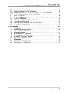 Audi Q7 4L 2005-2015 6-Zyl. Benzinmotor 280 PS Mechanik Reparaturanleitung PDF