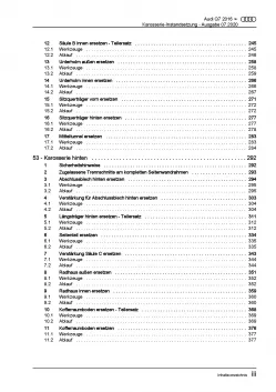 Audi Q7 Typ 4M ab 2015 Karosserie Unfall Instandsetzung Reparaturanleitung PDF