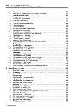 Audi Q7 Typ 4M ab 2015 Fahrwerk Achsen Lenkung FWD AWD Reparaturanleitung PDF