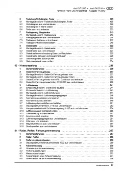 Audi Q8 Typ 4M ab 2018 Fahrwerk Achsen Lenkung FWD AWD Reparaturanleitung PDF