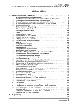 Audi TT 8J (06-14) Diesel Einspritz- Vorglühanlage 170 PS Reparaturanleitung PDF