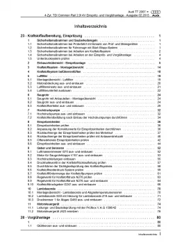 Audi TT 8J (06-14) Diesel 170 PS Einspritz- Vorglühanlage Reparaturanleitung PDF