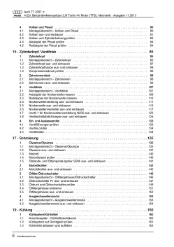 Audi TT 8J (06-14) 4-Zyl. Benzinmotor 265-272 PS Mechanik Reparaturanleitung PDF