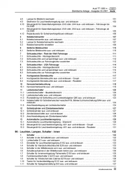 Audi TT 8N 1998-2006 Elektrische Anlage Elektrik Systeme Reparaturanleitung PDF