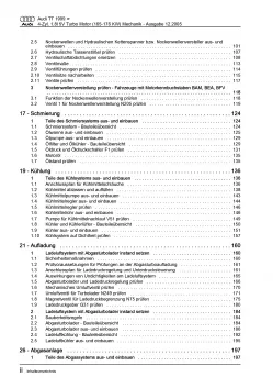 Audi TT 8N 1998-2006 4-Zyl. Benzinmotor 225-245 PS Mechanik Reparaturanleitung