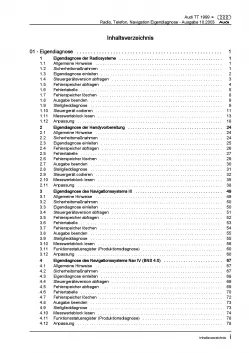 Audi TT Typ 8N 1998-2006 Eigendiagnose Kommunikation Reparaturanleitung PDF