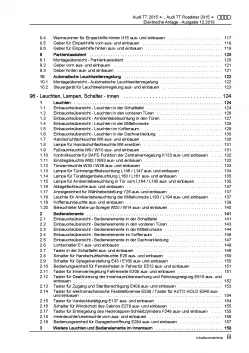 Audi TT Typ FV ab 2014 Elektrische Anlage Elektrik System Reparaturanleitung PDF