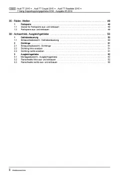 Audi TT 8S FV ab 2014 7 Gang Automatikgetriebe DKG 0CW Reparaturanleitung PDF