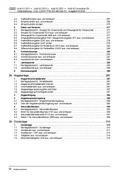 Audi TT 8S ab 2014 Instandsetzung 4-Zyl. 2,0l Benzinmotor Reparaturanleitung PDF