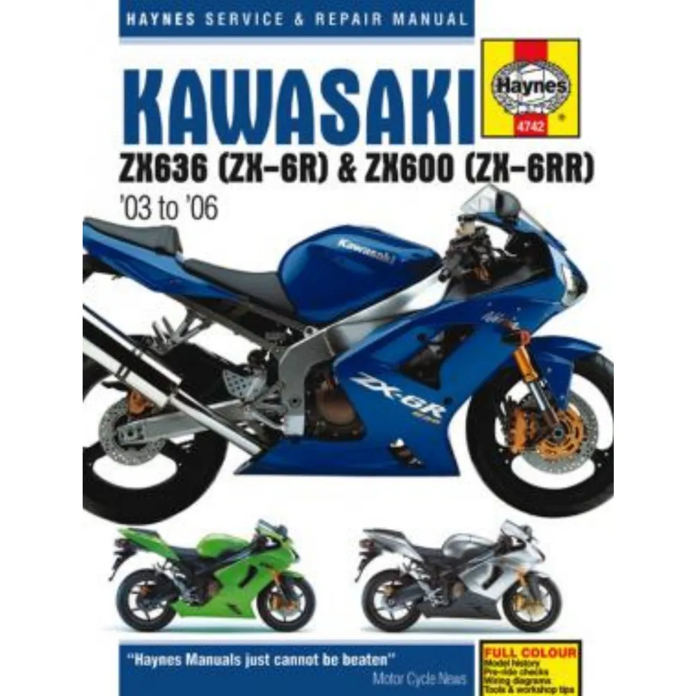 Kawasaki ZX636 und ZX600 (2003-2006) Reparaturanleitung Hayn