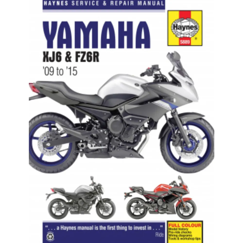 Yamaha Motorrad XJ6 FZ6R (2009-2015) Reparaturanleitung Hayn