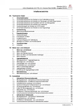 SEAT Alhambra ab 2015 4-Zyl. 2,0l Dieselmotor 115-183 PS Reparaturanleitung PDF