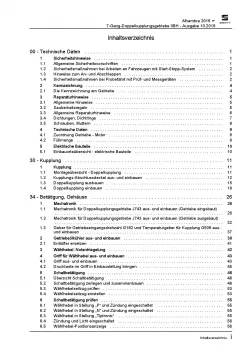 SEAT Alhambra 71 ab 2015 7 Gang Automatikgetriebe DKG 0BH Reparaturanleitung PDF