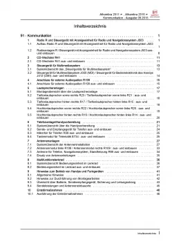SEAT Alhambra 7N 2010-2015 Radio Navigation Kommunikation Reparaturanleitung PDF