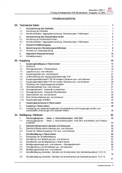 SEAT Alhambra 7V 1995-2010 6 Gang Schaltgetriebe 02N AWD Reparaturanleitung PDF