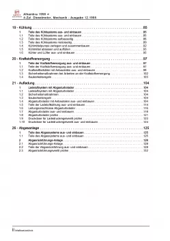 SEAT Alhambra 7V (95-10) 4-Zyl. Diesel 90-110 PS Mechanik Reparaturanleitung PDF