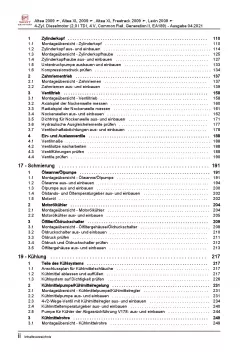 SEAT Altea 5P5 (06-15) 4-Zyl. Dieselmotor TDI 140-170 PS Reparaturanleitung PDF