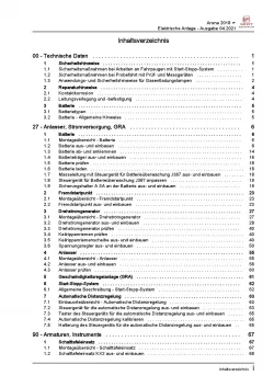 Seat Arona KJ ab 2017 Elektrische Anlage Elektrik Systeme Reparaturanleitung PDF