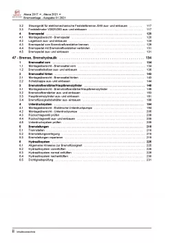 SEAT Ateca Typ KH ab 2016 Bremsanlagen Bremsen System Reparaturanleitung PDF