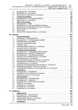 SEAT Ateca KH ab 2016 4-Zyl. 1,8l 2,0l Benzinmotor 179-310 PS Reparaturanleitung