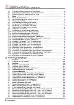 SEAT Cordoba 6L (02-08) Karosserie Montagearbeiten Innen Reparaturanleitung PDF