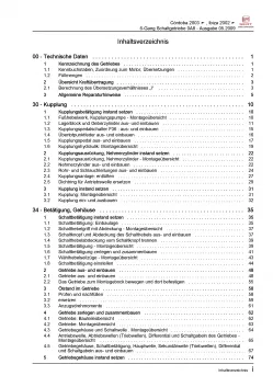 SEAT Cordoba 6L 2002-2008 6 Gang Schaltgetriebe 0A8 Reparaturanleitung PDF