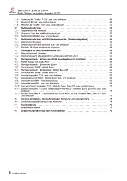 SEAT Exeo Typ 3R 2008-2013 Radio Navigation Kommunikation Reparaturanleitung PDF