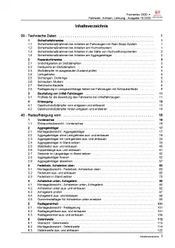 SEAT Cupra Formentor ab 2020 Fahrwerk Achsen Lenkung Reparaturanleitung PDF