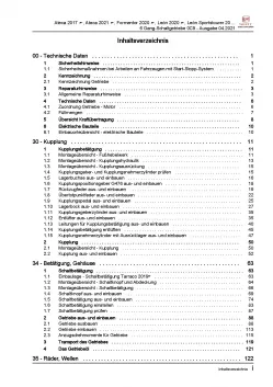 SEAT Formentor ab 2020 6 Gang Schaltgetriebe 0C9 Kupplung Reparaturanleitung PDF