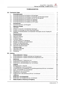 SEAT Ibiza Typ 6F 2017-2021 Heizung Belüftung Klimaanlage Reparaturanleitung PDF