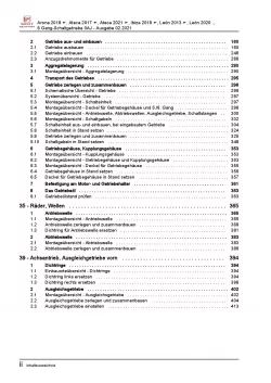 SEAT Ibiza 6F (17-21) 6 Gang Schaltgetriebe 0AJ Kupplung Reparaturanleitung PDF