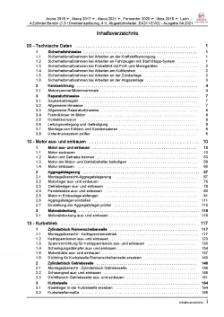 SEAT Ibiza 6F (17-21) 4-Zyl. 1,5l Benzinmotor 130-150 PS Reparaturanleitung PDF