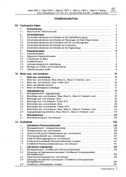 SEAT Ibiza 6J 2008-2015 4-Zyl. Dieselmotor TDI 90-105 PS Reparaturanleitung PDF