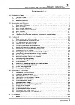 SEAT Ibiza 6J 2008-2015 4-Zyl. 1,9l Dieselmotor TDI 90-105 PS Reparaturanleitung