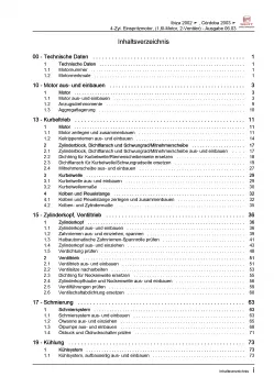 SEAT Ibiza 6L 2001-2008 4-Zyl. 1,6l Benzinmotor 100 PS Reparaturanleitung PDF