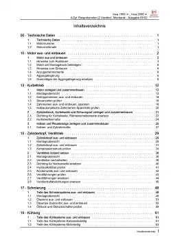 SEAT Inca 9K (95-04) 4-Zyl. Benzinmotor 60-75 PS Mechanik Reparaturanleitung PDF