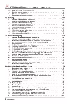 SEAT Leon 1M 1999-2006 4-Zyl. 1,4l Benzinmotor 75-105 PS Reparaturanleitung PDF