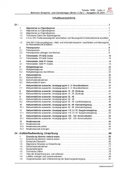 SEAT Leon 1999-2006 180 PS Motronic Einspritz- Zündanlage Reparaturanleitung PDF