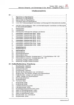 SEAT Leon 1M (99-06) Motronic Einspritz- Zündanlage 2,3l Reparaturanleitung PDF