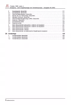 SEAT Leon 1M (99-06) Diesel Einspritz Vorglühanlage 68 PS Reparaturanleitung PDF