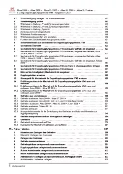 SEAT Leon 1P (05-12) 7 Gang Automatikgetriebe DSG DKG 0AM Reparaturanleitung PDF