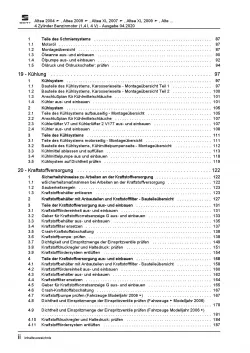 SEAT Leon Typ 1P 2005-2012 4-Zyl. 1,4l Benzinmotor 86 PS Reparaturanleitung PDF